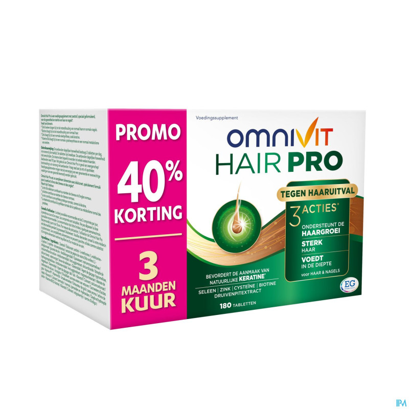 Omnivit hair pro nutri repair comp 120+120 promo