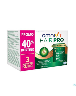 Omnivit hair pro nutri repair comp 120+120 promo
