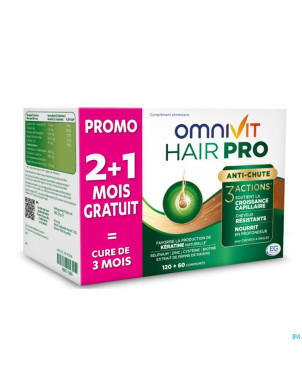 Omnivit hair pro nutri repair comp 120+120 promo
