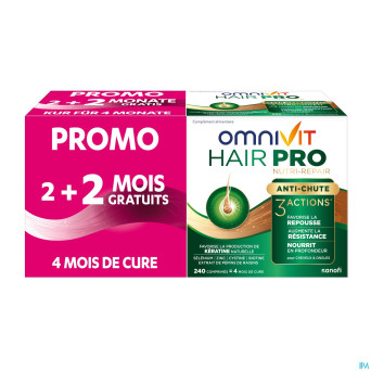Omnivit hair pro nutri repair comp 120+120 promo