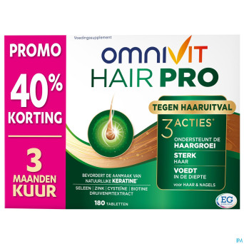 Omnivit hair pro nutri repair comp 120+120 promo