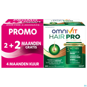 Omnivit hair pro nutri repair comp 120+120 promo