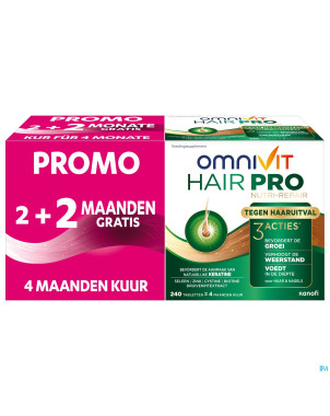 Omnivit hair pro nutri repair comp 120+120 promo