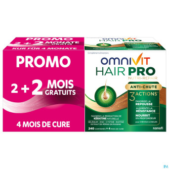 Omnivit hair pro nutri repair comp 120+120 promo