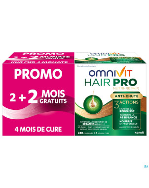 Omnivit hair pro nutri repair comp 120+120 promo