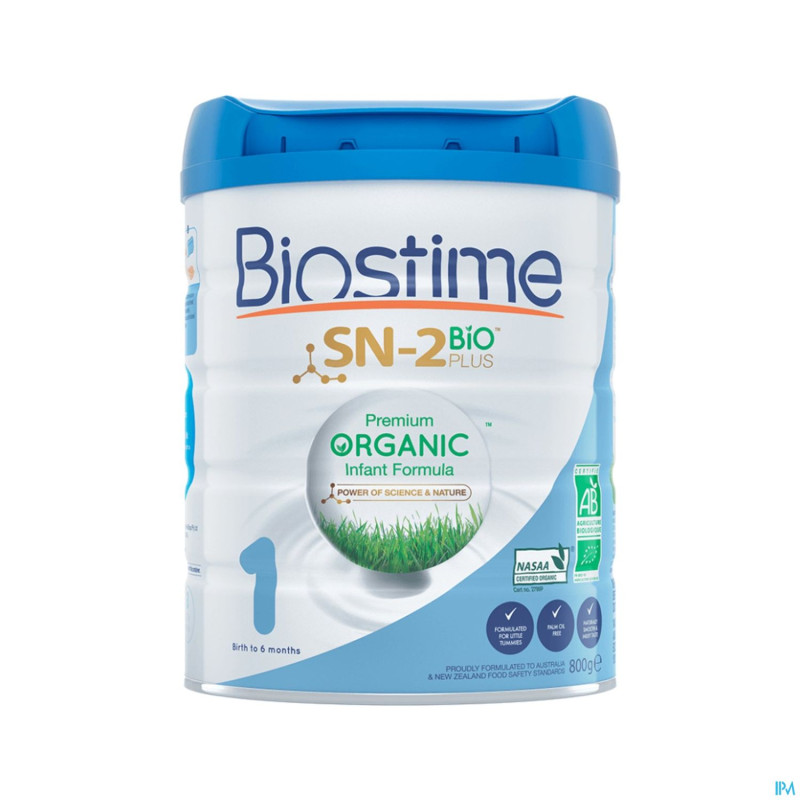 Biostime sn-2 bio plus premium organic 1    800g