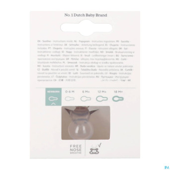 Difrax sucette natural newborn uni/pure assorti