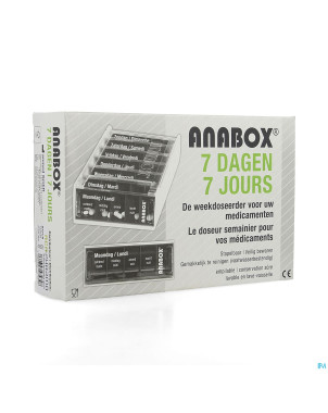 Anabox pilbox 7 jours enfant multicolor    fr/nl