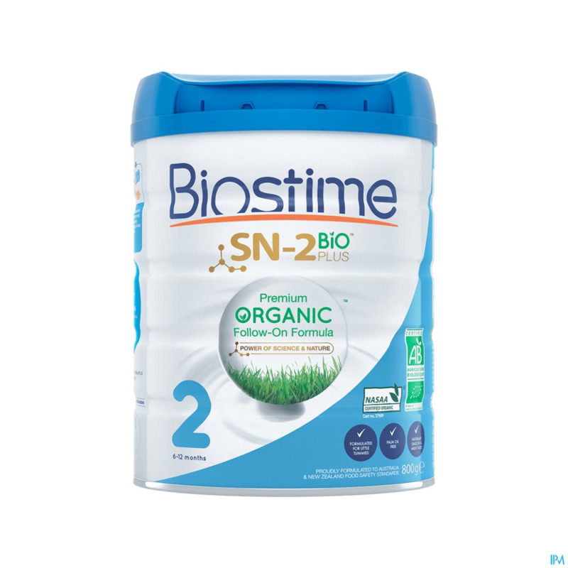 Biostime sn-2 bio plus premium organic 2    800g