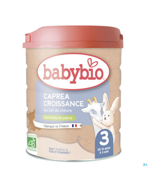 Babybio caprea 3 lait chevre   800g