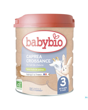 Babybio caprea 3 lait chevre   800g