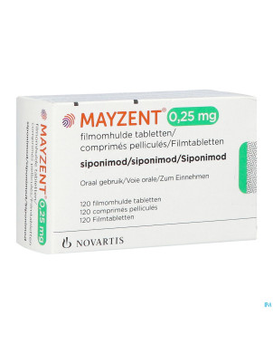Mayzent 0,25mg comp pell 120