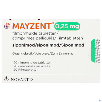 Mayzent 0,25mg comp pell 120