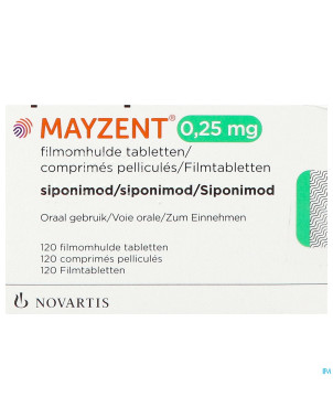 Mayzent 0,25mg comp pell 120