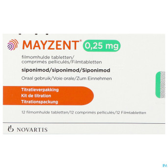 Mayzent 0,25mg comp pell  12