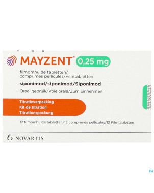 Mayzent 0,25mg comp pell  12