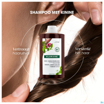 Klorane capil. sh quinine & edelweiss 400ml    nf