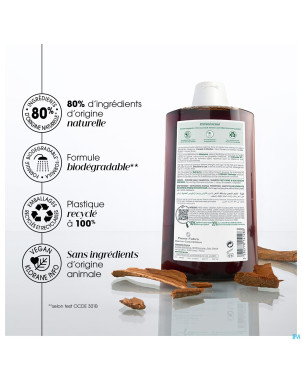 Klorane capil. sh quinine & edelweiss 400ml    nf