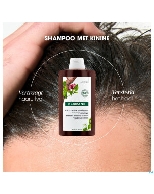 Klorane capil. sh quinine & edelweiss 400ml    nf