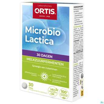 Ortis microbio lactica    comp 30