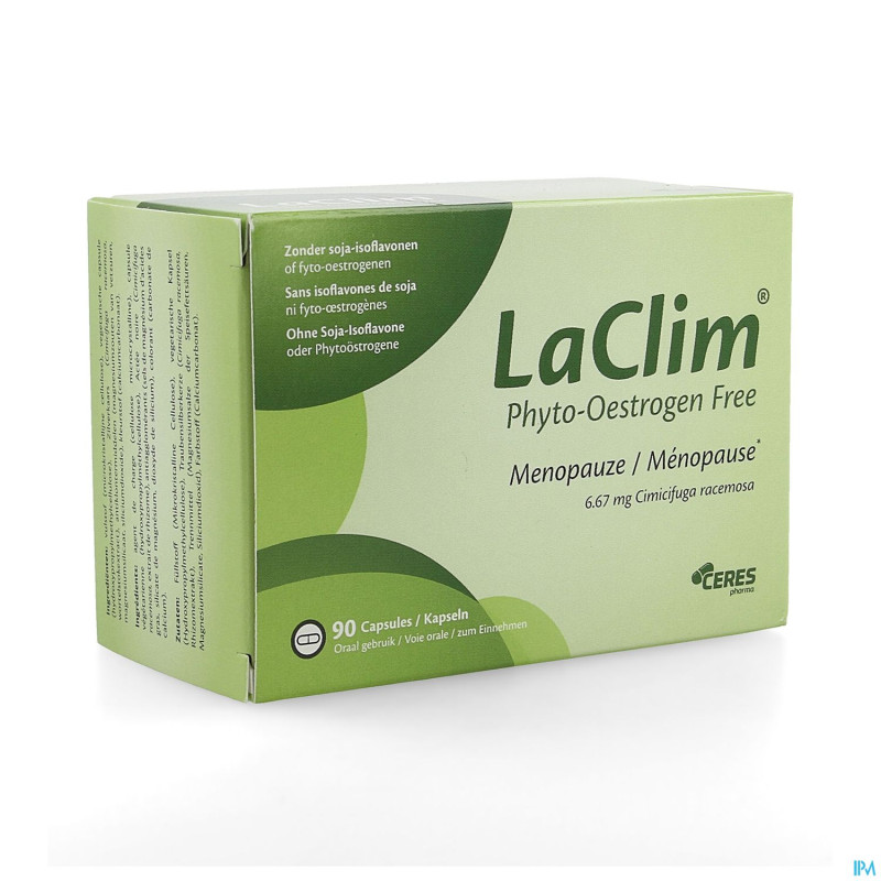 Laclim phyto-oestrogen free caps 90