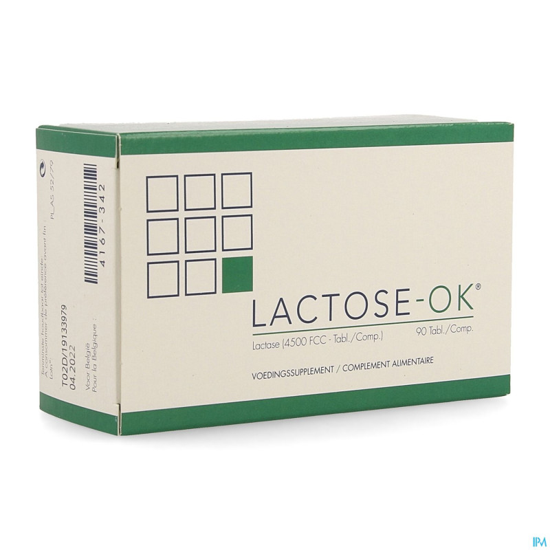Lactose ok    comp 90 revogan