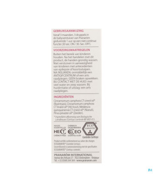 Pranabb assainissant melange diffuseur bebe   10ml