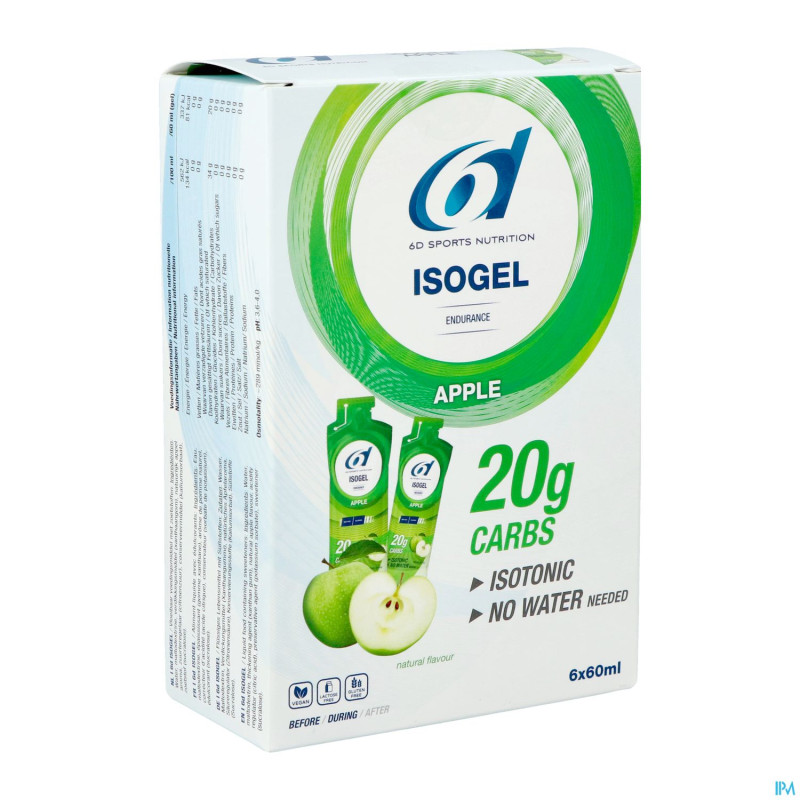 6d sixd isogel apple    6x60ml