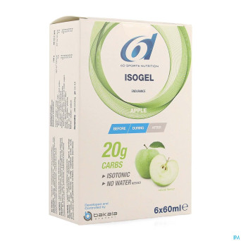 6d sixd isogel apple    6x60ml