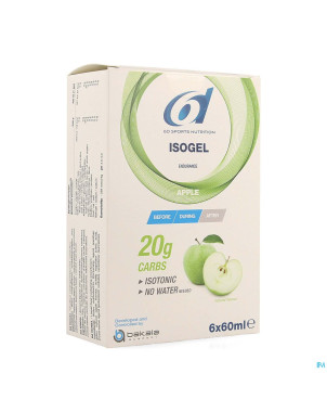6d sixd isogel apple    6x60ml