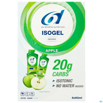 6d sixd isogel apple    6x60ml