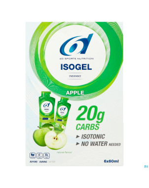 6d sixd isogel apple    6x60ml