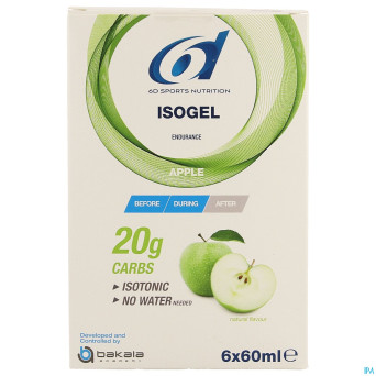 6d sixd isogel apple    6x60ml