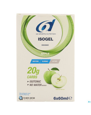 6d sixd isogel apple    6x60ml