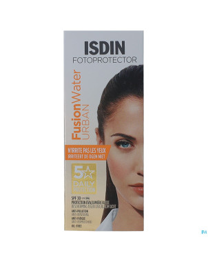 Isdin fotoprotector fusion water urban ip30   50ml