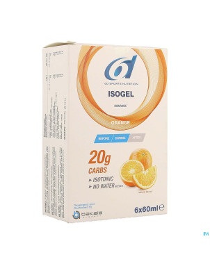 6d sixd isogel orange    6x60ml