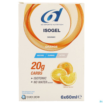 6d sixd isogel orange    6x60ml