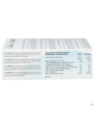 6d sixd energy gel red fruits 6x40ml