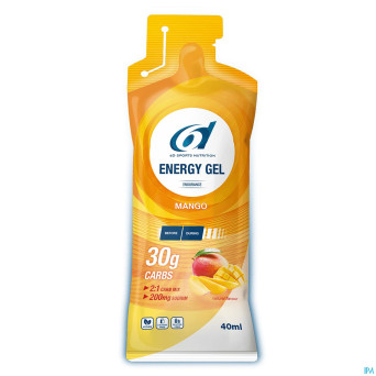 6d sixd energy gel mango    6x40ml