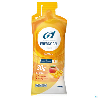 6d sixd energy gel mango    6x40ml