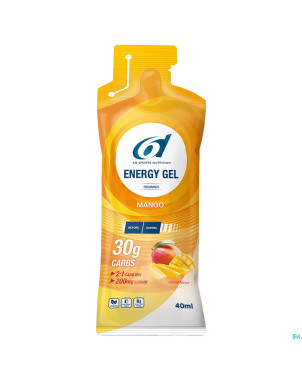 6d sixd energy gel mango    6x40ml
