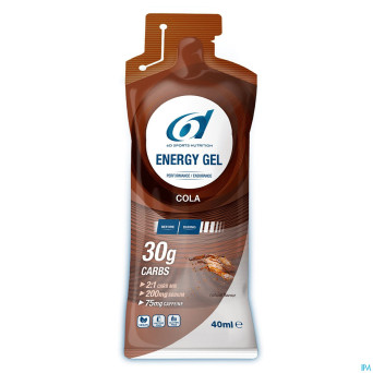 6d sixd energy + caffeine gel cola    6x40ml