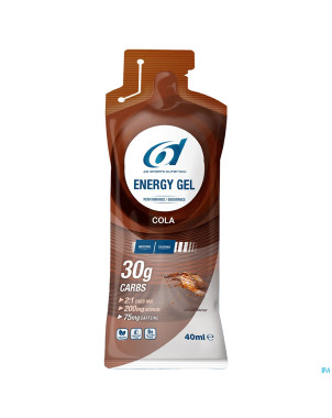 6d sixd energy + caffeine gel cola    6x40ml