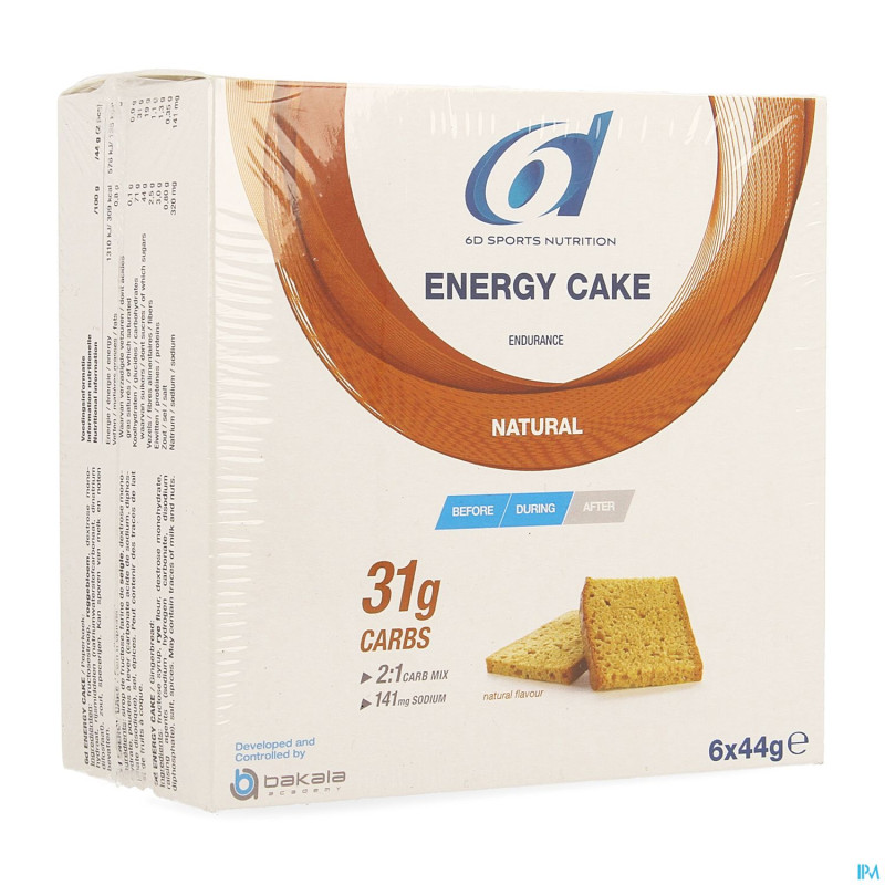 6d sixd energy cake    6x44g