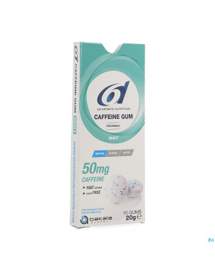 6d sixd caffeine gum mint    10