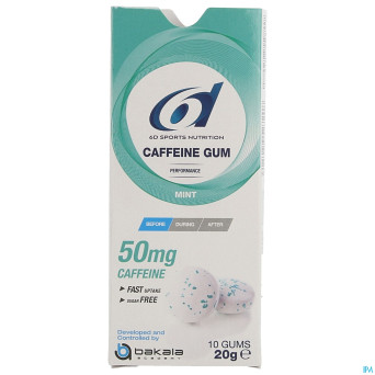 6d sixd caffeine gum mint    10