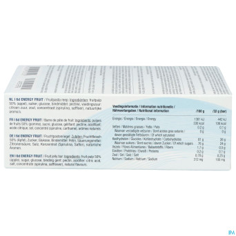 6d sixd energy fruit apple   12x32g