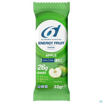 6d sixd energy fruit apple    32g