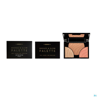 Korres km bronze & glow face palette champ.glow20g