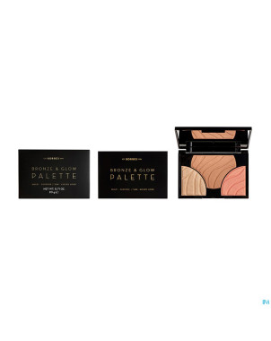 Korres km bronze & glow face palette champ.glow20g